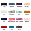 Navy C.C® Kids Pom Headwrap