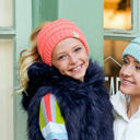 Denim CC Messy Bun Adults and Kids Ponytail Beanies Hats