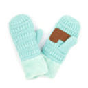 Mint CC Brand Sherpa Lined Mittens Unisex Winter Accessories
