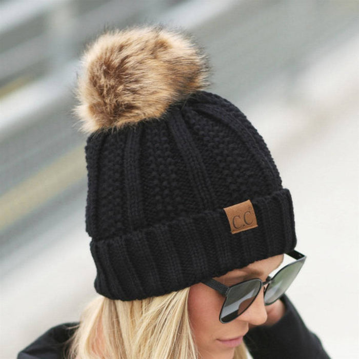 CC Kids Trending Pom Lined Beanies Hats