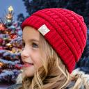 Ivory - Ages 1-5 C.C® Kids BeanieUnisex Cable Knit Skully Hats, Ages 1 - 5