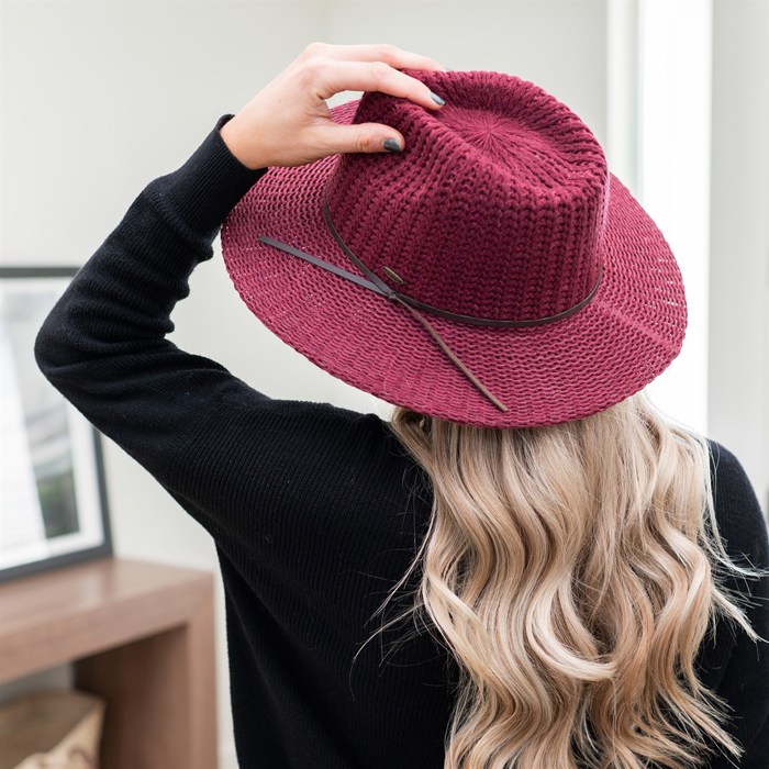 CC Fedora Knitted Hat