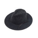 Black CC Fedora Knitted Hat
