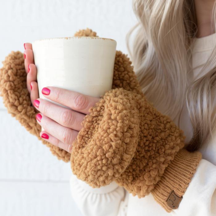 C.C® Soft Sherpa Accessible Mittens