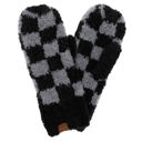 Beige/Camel C.C® Checkered Boucle Oh-So-Soft Mittens