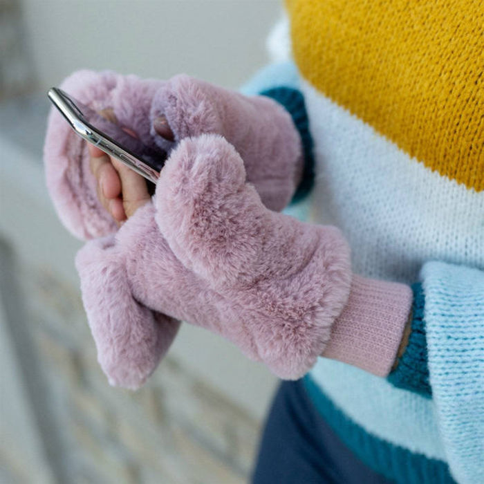 CC Plush Touchscreen Accessible Mittens