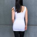 Mocha | Scoop Back | XS-Medium Extra Long Layering Scoop or Racerback Tank, Two Sizes