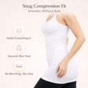 Seamless Extra Long Layering Racerback Tank