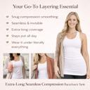  Seamless Extra Long Layering Racerback Tank