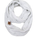 Metallic Black CC Popular Scarf | Adult and Kid Sizes