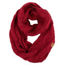 Burgundy CC Popular Scarf | Adult and Kid Sizes