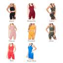  Crop Top Biker Set
