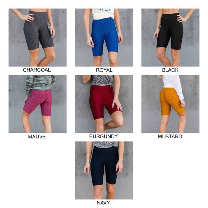 Cellulite Hiding High Waist Biker Shorts