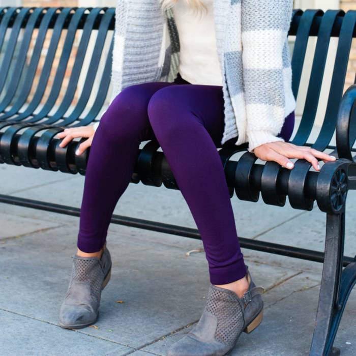 Double Fleece Lined Leggings -Extra Comfy