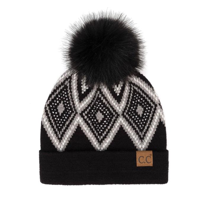 CC Beanie Geometric