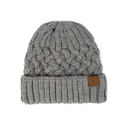 Teal Blue CC Beanie Lattice Pattern