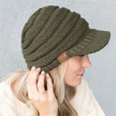 Black C.C® Beanie Brim Cap