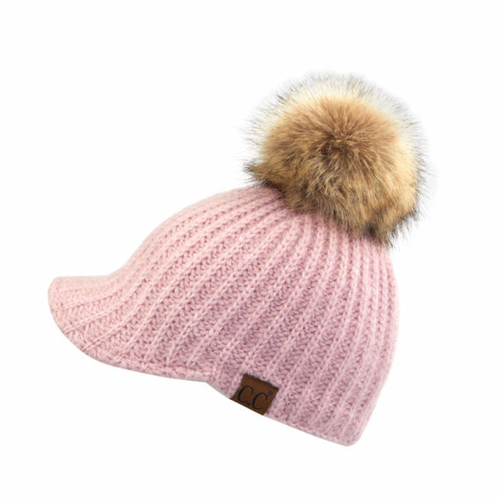 CC Knitted Ball Cap Beanie