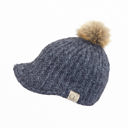 Violet CC Knitted Ball Cap Beanie