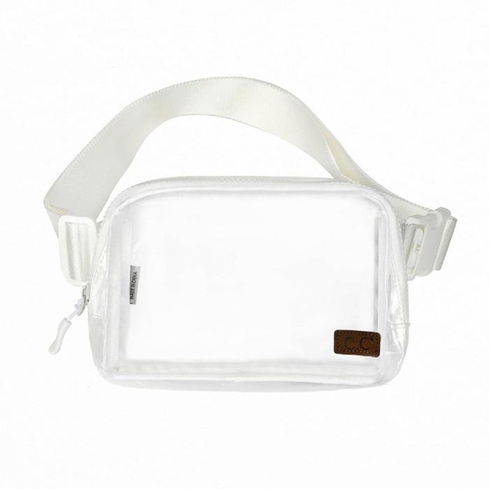 C.C® Clear Coliseum Belt Bag Fanny Pack, One Size