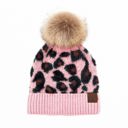  C.C® Leopard Pom Beanie | Plush Pom | Super Soft