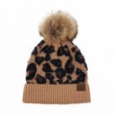  C.C® Leopard Pom Beanie | Plush Pom | Super Soft