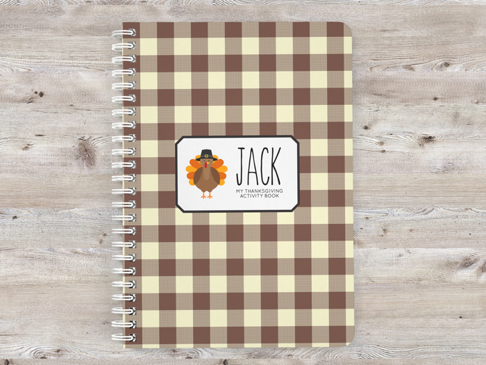 Kids Thanksgiving Activity Book