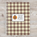 Brown Plaid Kids Thanksgiving Activity Book