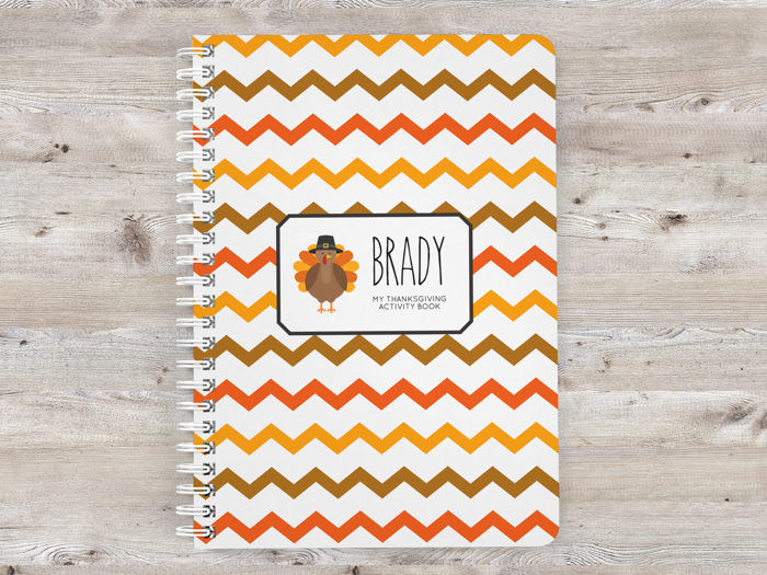 Kids Thanksgiving Activity Book