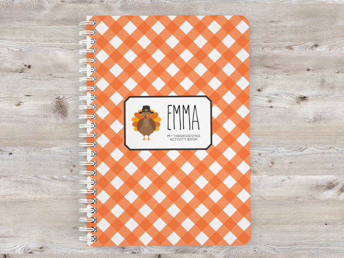 Kids Thanksgiving Activity Book