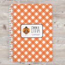 Orange Plaid Kids Thanksgiving Activity Book