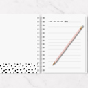  Personalized Sketchbook | 8.5 x 11 | 50 Blank White Pages