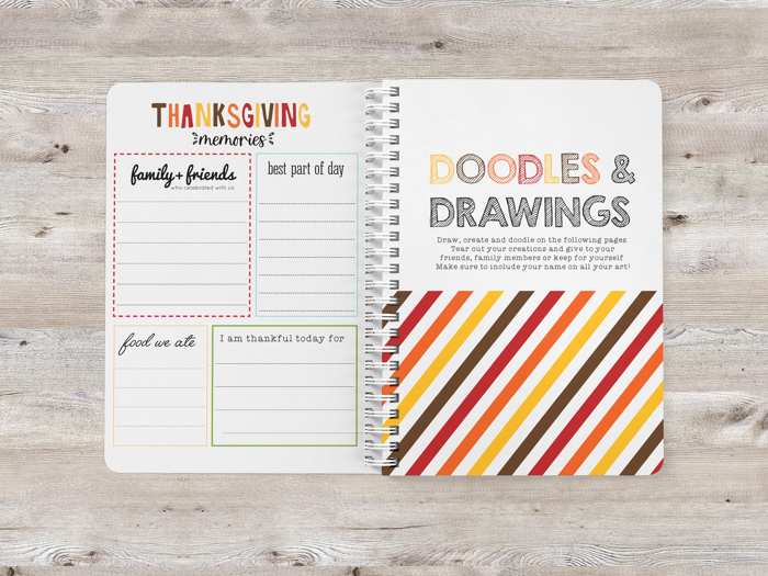 Kids Thanksgiving Activity Book