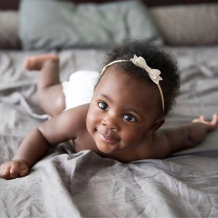 Baby Girl Hair Bows Headbands, Set of 3 Vegan Leather Mini Bows