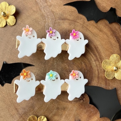 Ghost trio hairclip