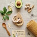 Avocado Wooden Rattles