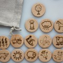  Wooden Storytelling Game