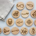  Wooden Storytelling Game