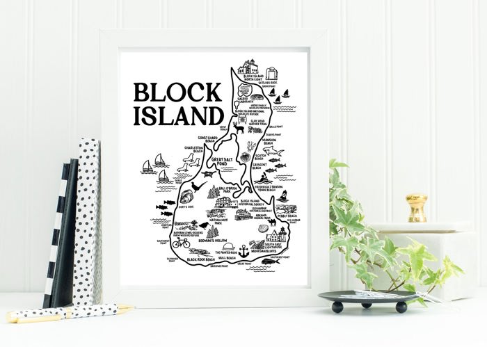 Vacation Map Prints