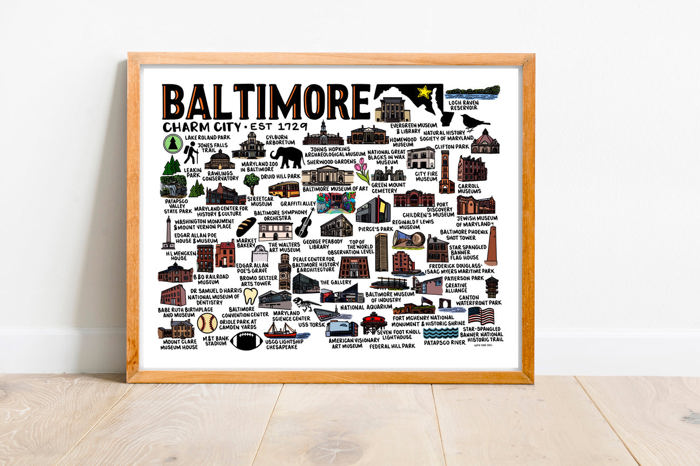 City Map Prints | 3 Colors