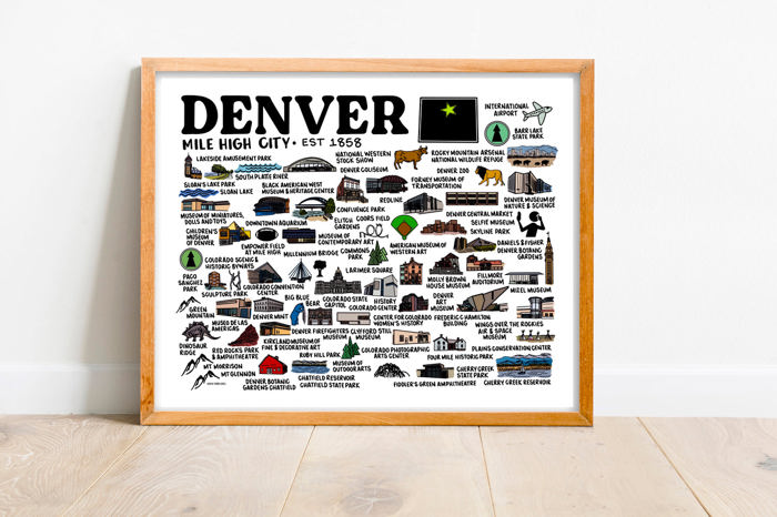 City Map Prints | 3 Colors