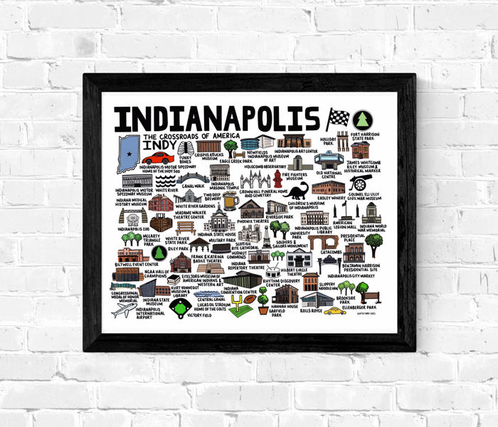 City Map Prints | 3 Colors