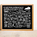 Lexington Black City Map Prints | 3 Colors