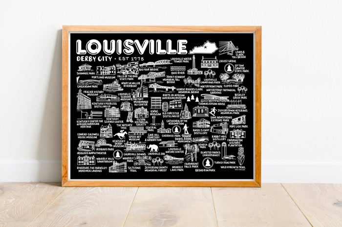 City Map Prints | 3 Colors