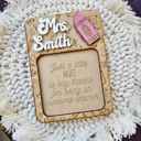  Personalized Teacher Sticky Note Pad Holder | Teacher Appreciation Gift | Back To School