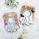  Halloween Fridge Magnet Photo Frame | Our Little Boos Ghost Picture Frame | Ghost Magnet Kids Keepsake Gift