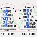  Personalized Kids Affirmation Sign | Dinosaur Kids Room Sign | Nursery Decor Plaque | Children's Name Decor | Psalm 139