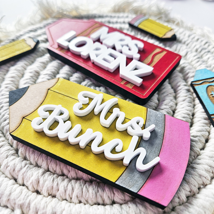 Personalized Teacher Name Magnet | Teacher Appreciation Gift