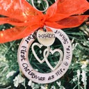  Personalized First Christmas Married Ornament Our First Christmas as Mr and mrs wedding gift Christmas ornament bridal shower gift Christmas tree ornament