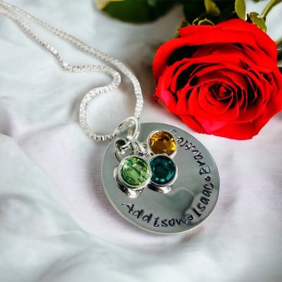 Personalized Mother's necklace Grandmother's necklace handmade jewelry